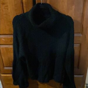 Black Turtleneck Sweater